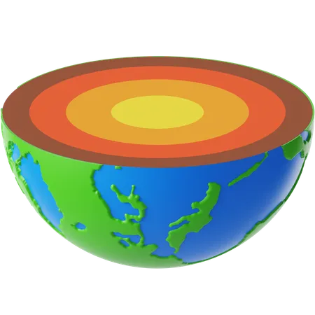 Ciencia de la tierra  3D Icon