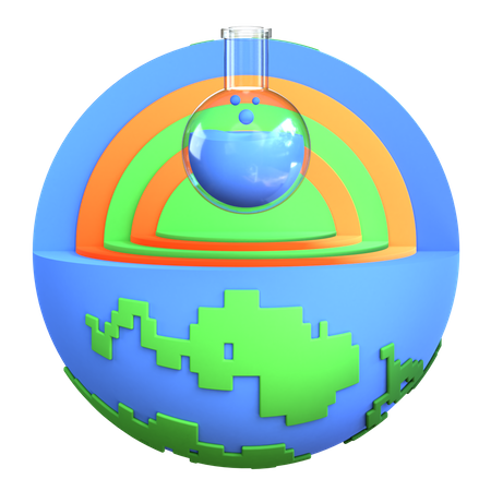 Ciencia de la Tierra  3D Icon