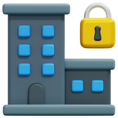Cierre de negocio  3D Icon