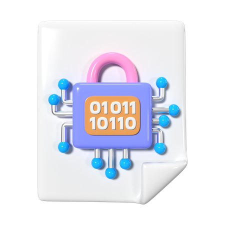 Cifrado  3D Icon