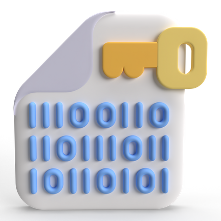 Cifrado  3D Icon