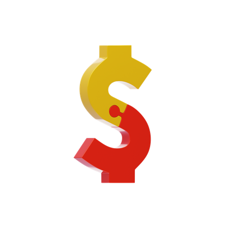 Cifrão  3D Icon