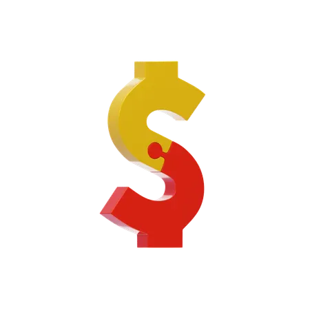 Cifrão  3D Icon