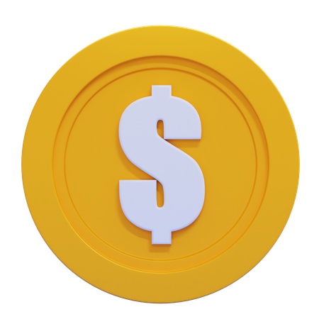 Cifrão  3D Icon