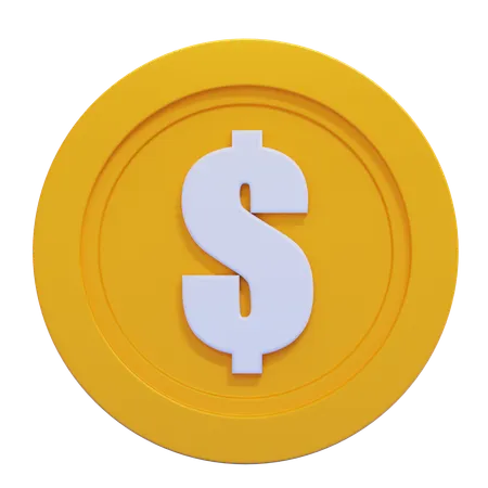 Cifrão  3D Icon