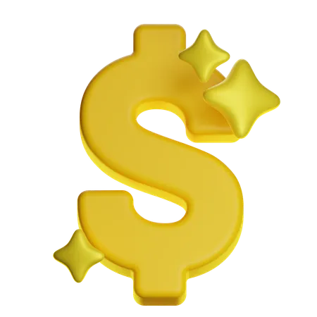Cifrão  3D Icon