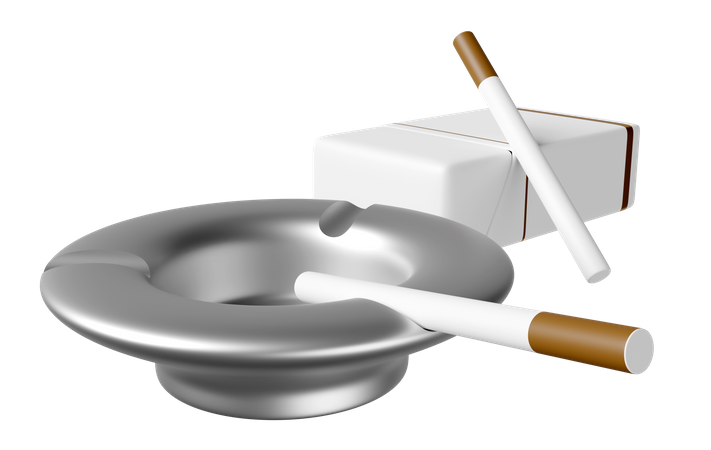 Cigarette  3D Icon