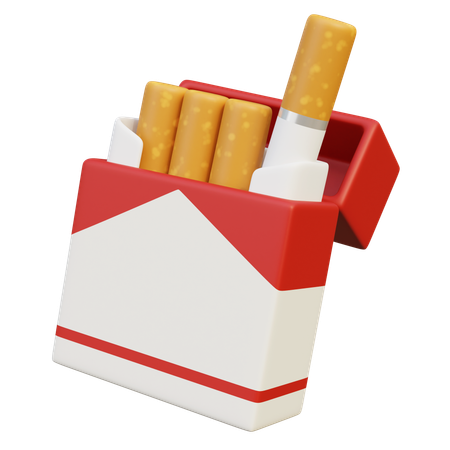 Cigarette Box  3D Icon