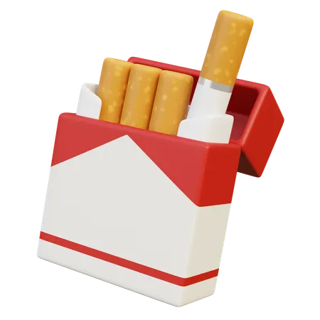 Cigarette Box  3D Icon