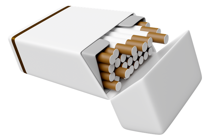 Cigarette Pack  3D Icon