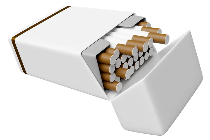 Cigarette Pack  3D Icon