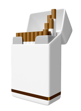 Cigarette Pack  3D Icon