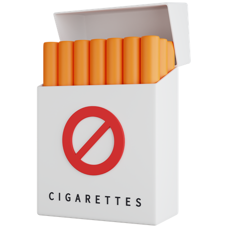 Cigarette Packet  3D Icon