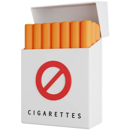 Cigarette Packet  3D Icon