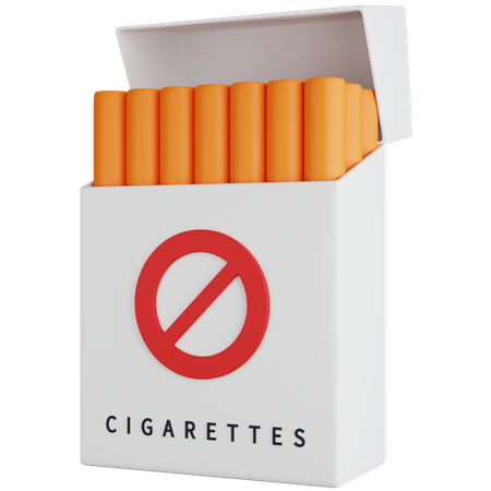 Cigarette Packet  3D Icon