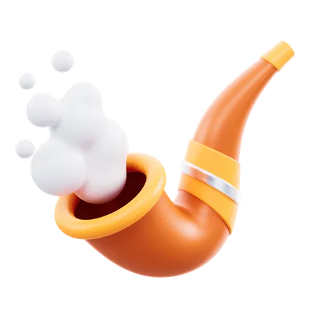 Cigarette Pipe  3D Icon