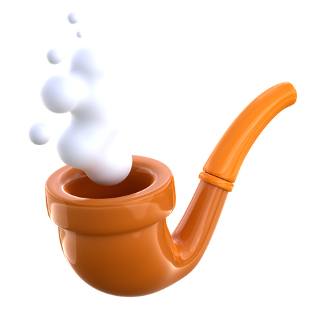 Cigarette Pipe  3D Icon