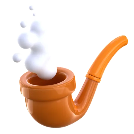 Cigarette Pipe  3D Icon