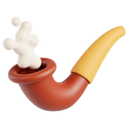 Cigarette Pipe  3D Icon