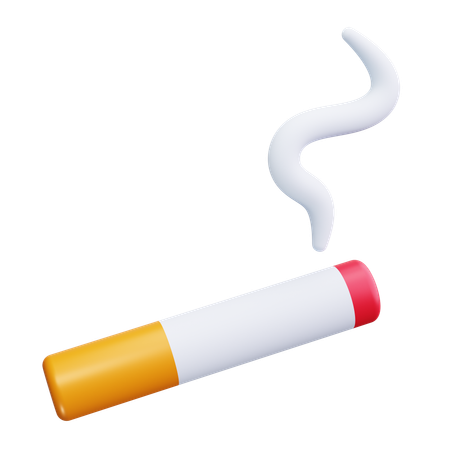 Cigarette Smoke  3D Icon