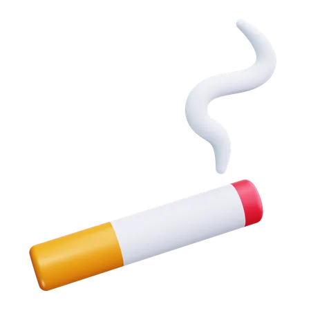 Cigarette Smoke  3D Icon