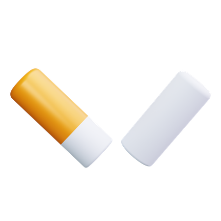 Cigarrillo roto  3D Icon