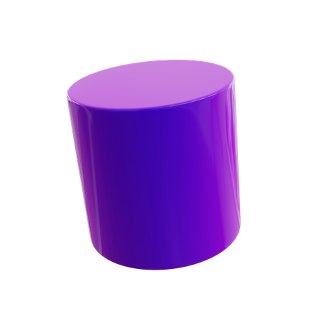 Cilindro  3D Icon