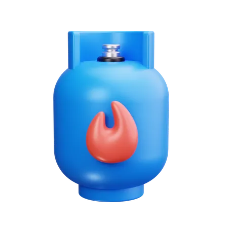 Cilindro de gas  3D Icon