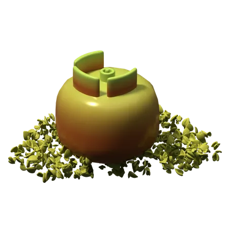 Cilindro de gas  3D Icon