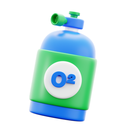 Cilindro de oxigênio  3D Icon