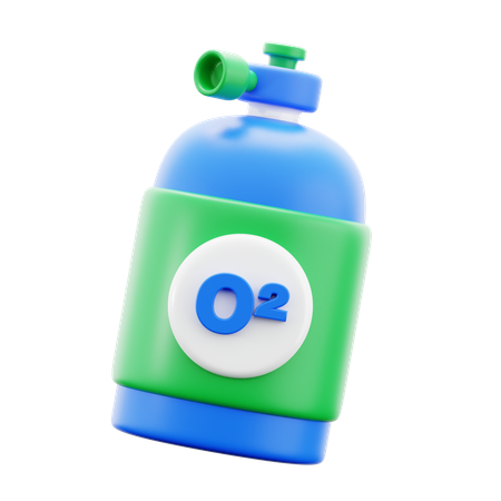 Cilindro de oxígeno  3D Icon