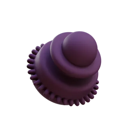 Cilindro extrudado de esfera  3D Illustration