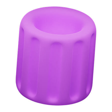 Forma abstracta del cilindro  3D Icon