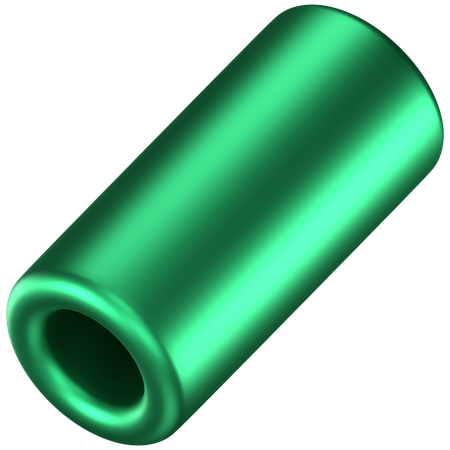 Forma abstracta del cilindro  3D Icon