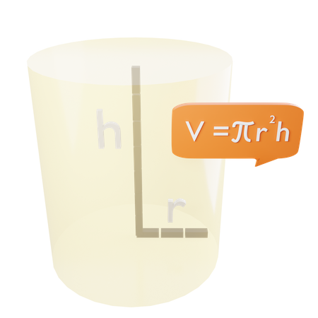 Cilindro geométrico  3D Icon