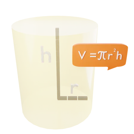 Cilindro geométrico  3D Icon