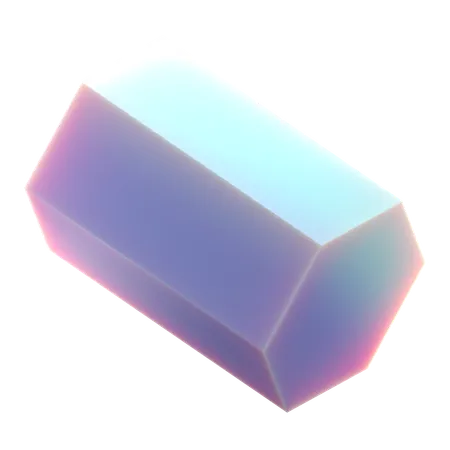 Cilindro hexagonal  3D Icon