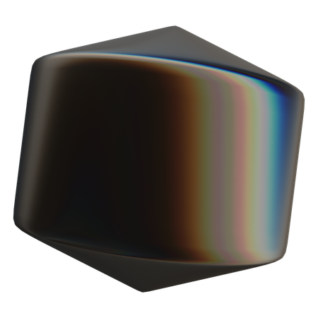 Cilindro abstrato  3D Icon