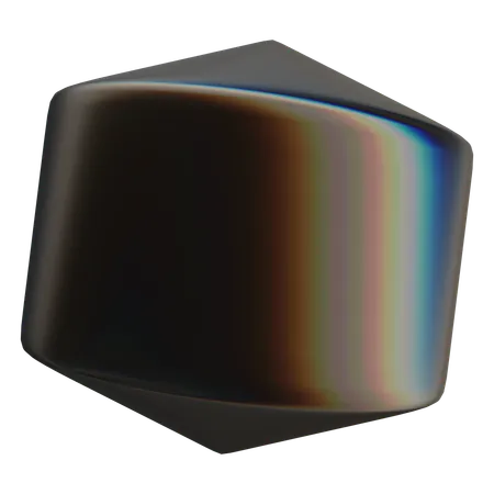 Cilindro abstrato  3D Icon