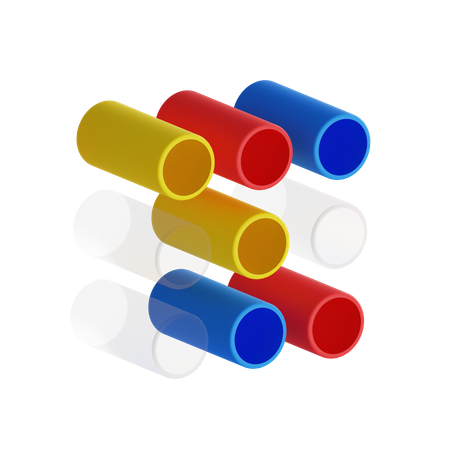 Cilindros  3D Icon