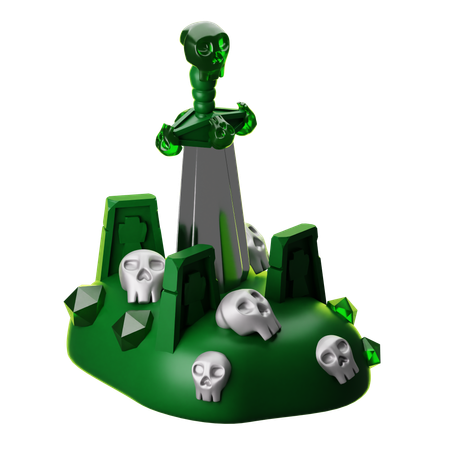 Cimetière  3D Icon