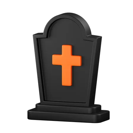 Pierre tombale du cimetière  3D Icon