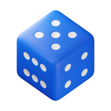 Cinco dados  3D Icon