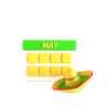 de mayo emoji 3d