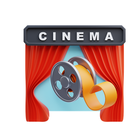 Cine  3D Icon