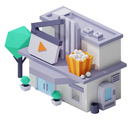 Cine  3D Icon