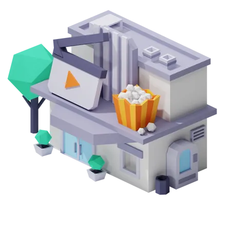 Cine  3D Icon