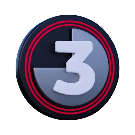 Tiempo de cuenta regresiva del cine  3D Icon