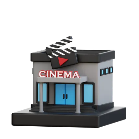 3 D Cinema Illustration 3D Icon