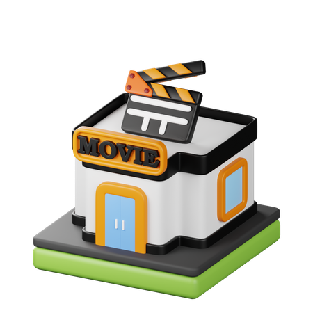 Cinema  3D Icon